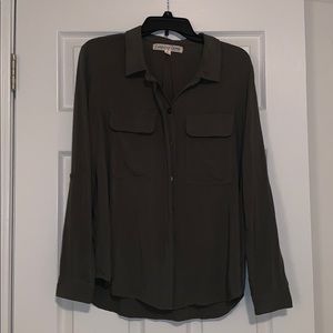 Army Green Flannel/Button Down